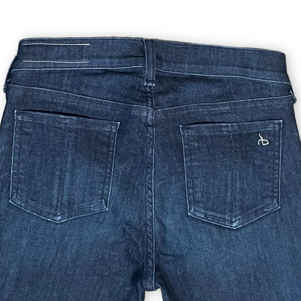 Rag & Bone Mid-Rise Skinny Leg with Raw Hem Jeans Women’s Size 27 - Picture 7 of 10